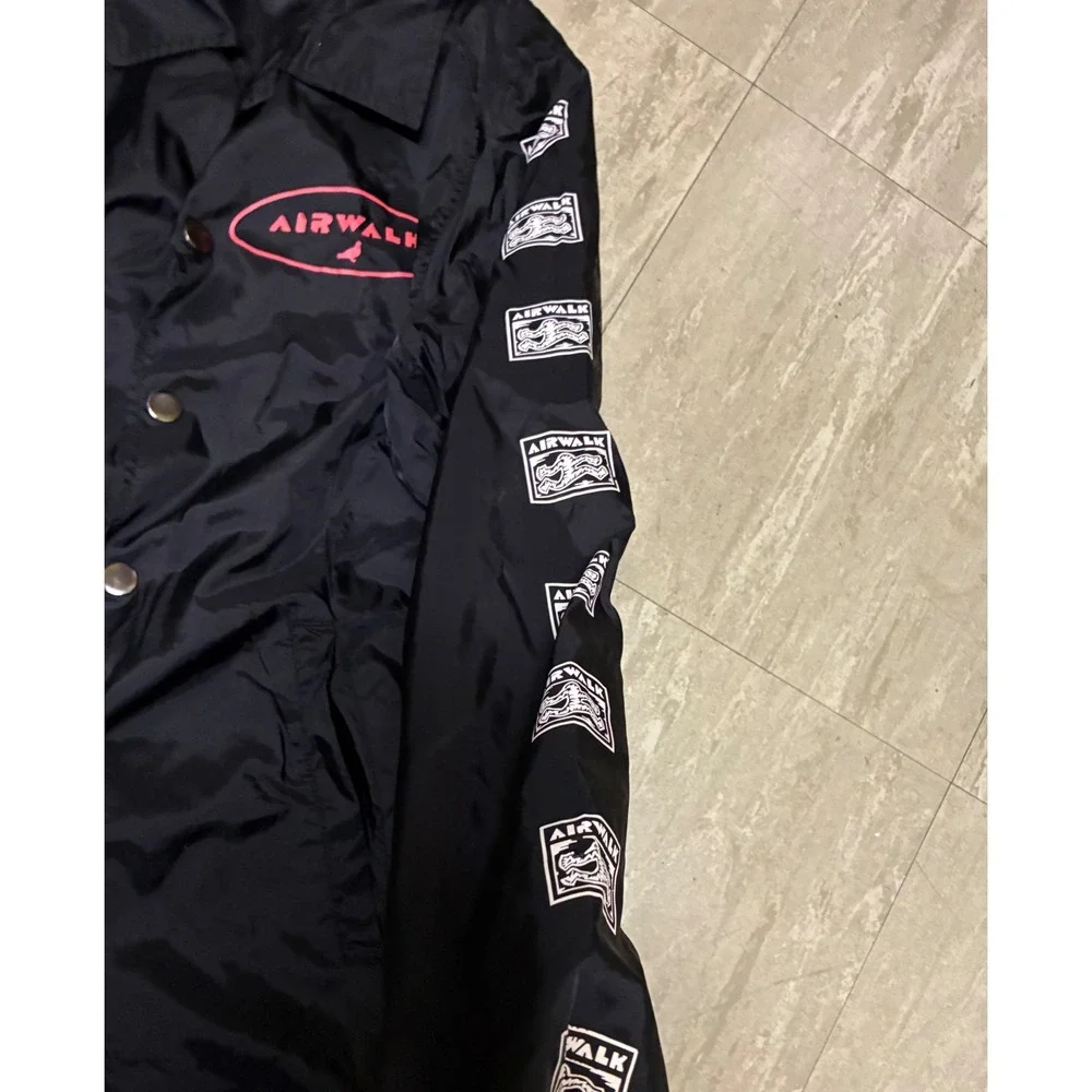 Airwalk x Staple Pigeon Mens Black Coaches Jacket Skate Graphic Windbreaker XS